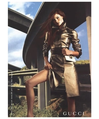 Documented Fall 2000 Tom Ford for Gucci Runway Leather Coat