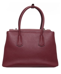 Prada Red Saffiano Cuir Twin Bag