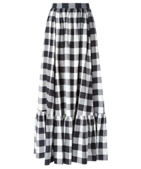 Dolce & Gabbana Gingham Cotton Maxi Skirt