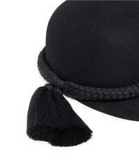 Lanvin Braided Rope Tassel Cap - Runway