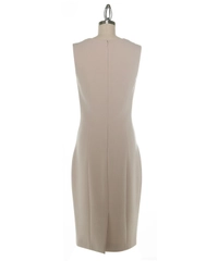 Prada Off White Wool Sheath Dress