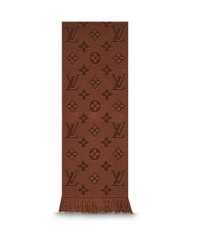 Louis Vuitton Brown Logomania Scarf