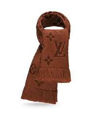 Louis Vuitton Brown Logomania Scarf