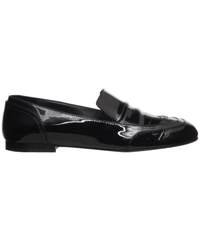 Chanel Patent Leather Oxford Loafer Moccasin Flats