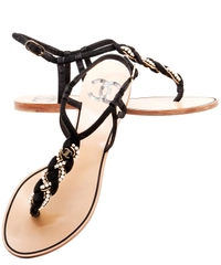 Chanel T-Strap Sandals