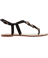 Chanel T-Strap Sandals