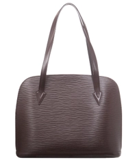 Louis Vuitton Moka Epi Leather Lussac Tote Bag