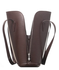 Louis Vuitton Moka Epi Leather Lussac Tote Bag