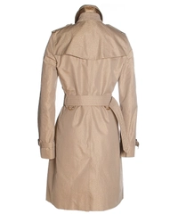 Burberry Metallic Nude Gold Trench Coat