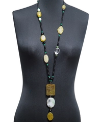 Philippe Ferrandis 'Orient Express' Jade Amulet Necklace