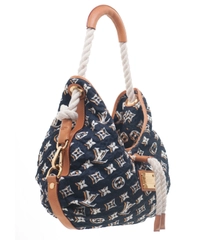 Louis Vuitton Navy Monogram Bulles MM Bag - Limited Edition