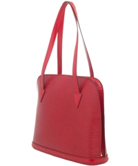 Louis Vuitton Lussac Tote Bag in Red Epi Leather