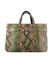 Gucci Bright Bit Multicolor Snakeskin Top Handle Tote
