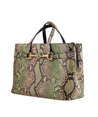 Gucci Bright Bit Multicolor Snakeskin Top Handle Tote