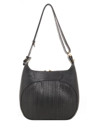 Delvaux Black Souverain Toile de Cuir Shoulder Bag