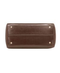 Delvaux Vintage Brown Leather Handbag
