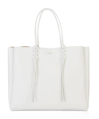 Lanvin Shopper in Wit Leder