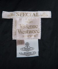 Vivienne Westwood Speciale Zwarte Zijden Jurk - Goud Label