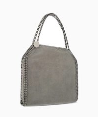 Stella McCartney Light Grey 'Falabella' Shaggy Deer Small Tote