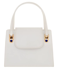 Vintage Gucci White Lapis Top Handle Bag