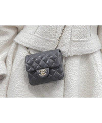 Chanel Black Micro Mini Classic Cross Body Bag