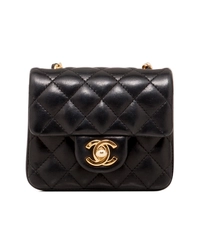 Chanel Black Micro Mini Classic Cross Body Bag