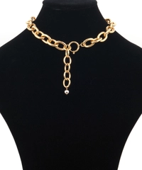 Vintage Chanel CC Square Link Necklace
