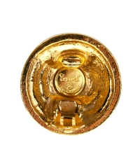 Chanel Extra Large CC Shield Clipon Earrings