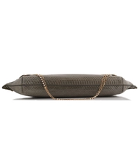 Dsquared2 Green Python Clutch Shoulder Bag