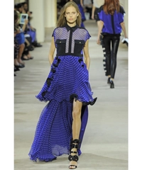 Emanuel Ungaro Polka Dot Blouse - Runway