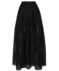 Maje Jongle Perforated Skirt
