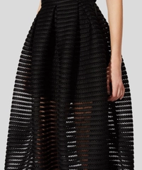 Maje Jongle Perforated Skirt
