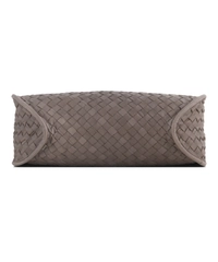 Bottega Veneta Grey Intrecciato Shoulder Bag