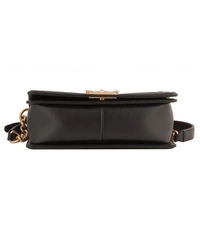 Chanel Black Chevron Quilted Medium Boy Bag