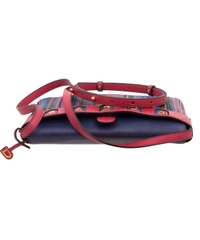 Delvaux Multicolor Toile De Cuir Shoulder Bag
