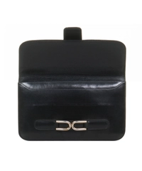 Delvaux Vintage Black Leather Continental Wallet