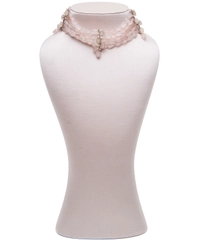 Siman Tu Five Strand Rosequarz Choker