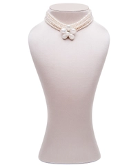 Siman Tu Five Strand Freshwater Pearl Choker