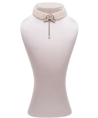 Siman Tu Five Strand Freshwater Pearl Choker