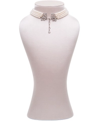 Siman Tu Four Strand Freshwater Pearl Choker