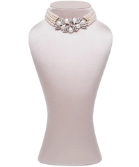 Siman Tu Five Strand Freshwater Pearl Choker