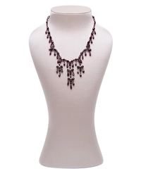 Siman Tu Cascading Garnet Necklace