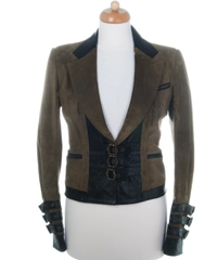 Christian Dior Suede Leather Blazer