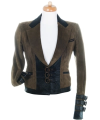 Christian Dior Suede Leather Blazer