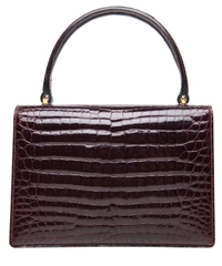 Vintage Gucci Crocodile Top Handle Bag