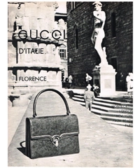Vintage Gucci Crocodile Top Handle Bag