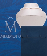 Mikimoto 18inch Akoya Cultured Pearl Strand Necklace – 18K White Gold Clasp