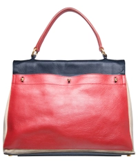 Yves Saint Laurent Tricolor Muse Two Satchel - Large