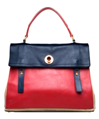 Yves Saint Laurent Tricolor Muse Two Satchel - Large