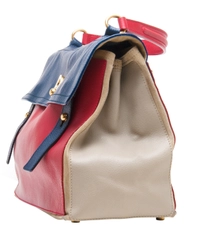 Yves Saint Laurent Tricolor Muse Two Satchel - Large